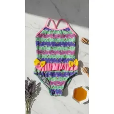 Maiô Biquini Bebê Menina Infantil Estampas Sortidas Proteção Uv