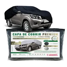 Capa Para Cobrir Carro Pick-up Em Couro Ecologico Premium 100% Impermeavel - TAM. XGG