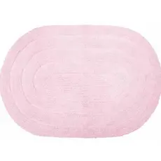 Tapete de Banheiro Allegro Rosa Oval 40cm x 60cm Kapazi