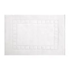 Tapete de Algodão para Banheiro Branco 50cm x 70cm Kapazi New Sublime
