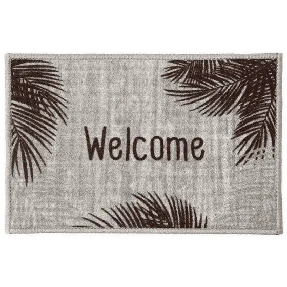 Tapete Bem Vindo CleanKasa Palm Trees 40cm x 60cm Kapazi