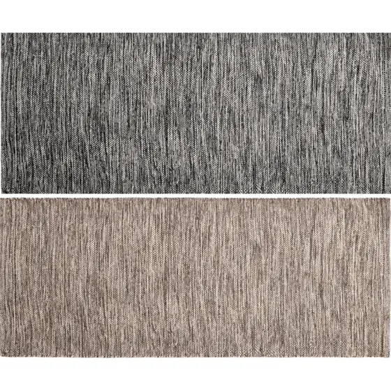 Tapete Passadeira Jacquard Eco Cru 50cm x 120cm Kapazi