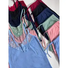 Kit 2 Baby Dolls Canelados Conforto em Dobro Noites Aconchegantes Pijama