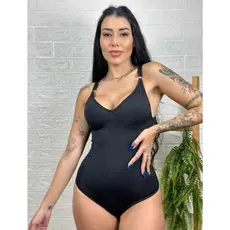 Body Modelador Suplex Ajuste Perfeito e Conforto Dia a Dia Ajustável