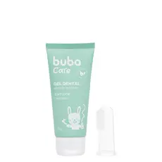 GEL DENTAL  + ESCOVA DEDO  MASSAGEADORA BEBE  BUBA CARE