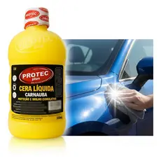 Cera Carnauba Liquida Protec Automotiva Impermeabilizante Alto Brilho Polimento Proteção Pintura Revitalização Premium