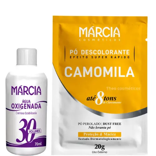 Kit Econômico Descolorante de pelos / Mechas Camomila