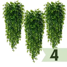 Planta Eucalipto Decoração Pendente Samambaia Artificial Realista