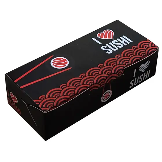 Embalagem Caixa Comida Japonesa Sushi Oriental N1 - 50 Unid
