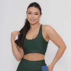 Top Fitness Suplex Treino Academia Caminhada Moda Evangélica