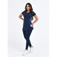 Macacão Fitness Moda Evangelica Com Bolso Cristã Modesto Academia