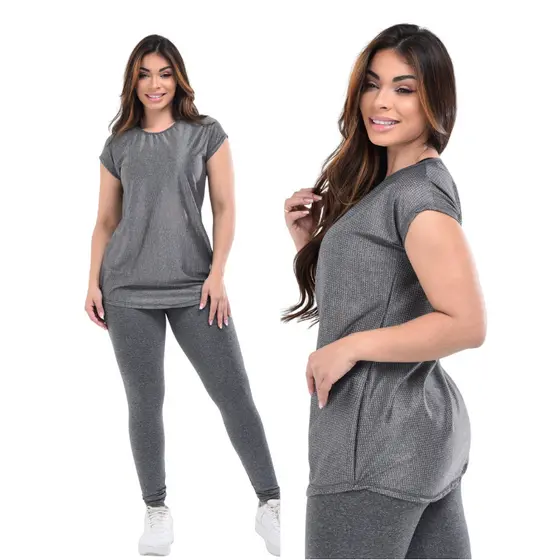 Blusão Camisão Feminino Academia Dry Fit moda fitness evangélica Treinos