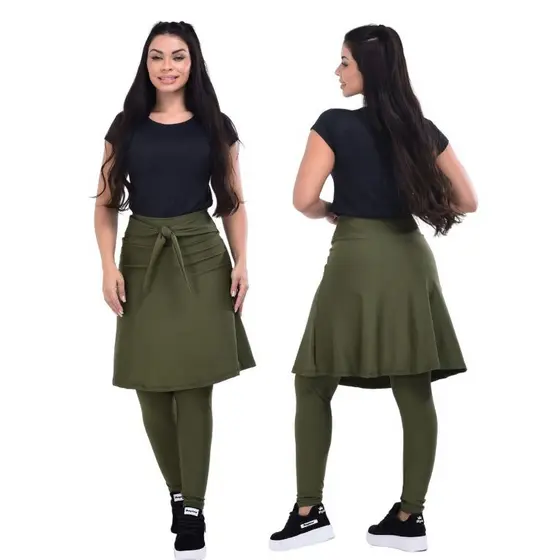 Conjunto Fitness Moda Roupa Fitness Evangelica Crista Modesta