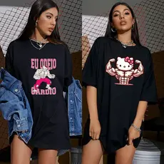 Kit 2 Camisetas De Treino Academia Feminina Blusa Crossfit Corrida