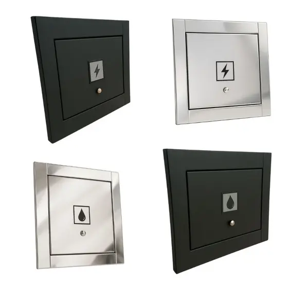 Visor Água Ou Luz Caixa Linha Luxo