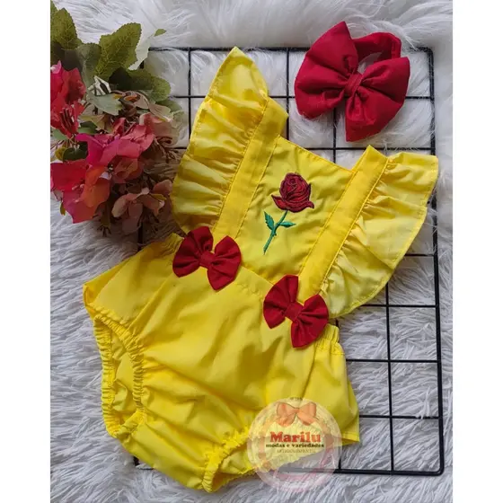 Jardineira romper a Bela e a Fera