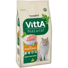 Premier Vitta Natural para gatos castrados sabor frango 10kg