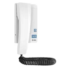 Interfone Eletrônico Residencial Advance Branco HDL Com Dois Botão