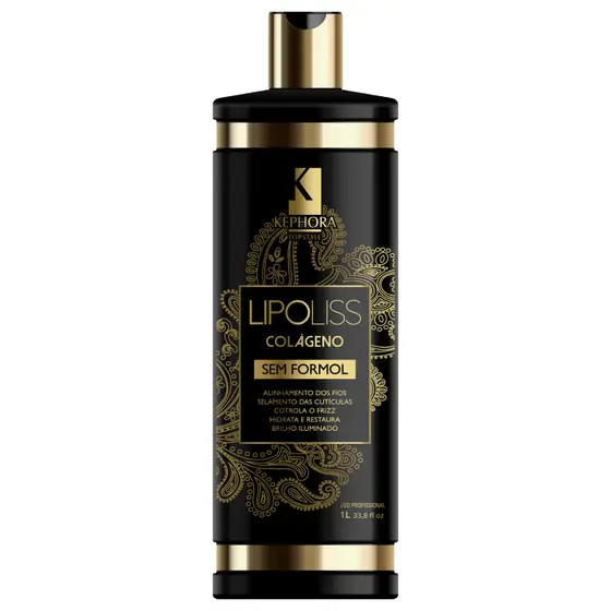 Escova Progressiva Selagem Liso Imediato Lipoliss Kephora Sem Formol 1L