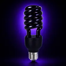 Lâmpada UV Luz Negra Ultravioleta 40W E27 Bivolt para Festa Tinta Neon e Decoração