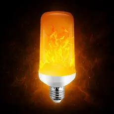 Lâmpada LED Efeito Chama Fogo Tocha 9W E27 Bivolt Decorativa