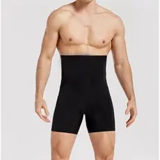 Bermuda Shorts Modelador Cinta Masculino Alta Compressão Plus Size