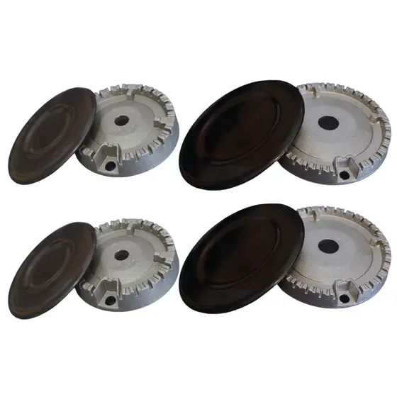 kit 4 bocas para fogao esmaltec topazio 2 mini 2p