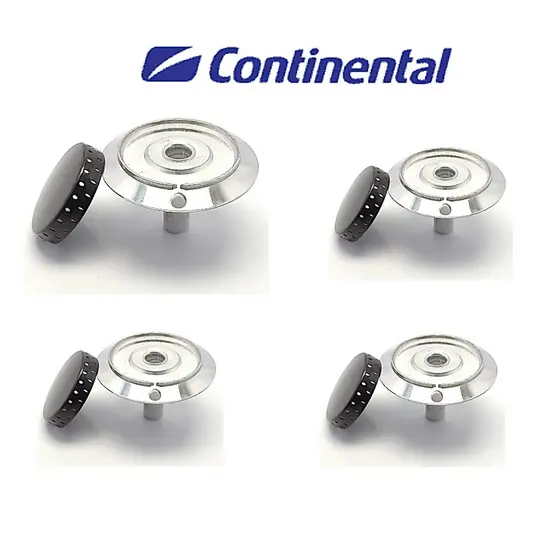 Kit 4 Boca Fogão Continental Splendido 1 Grande + 3 Pequenos