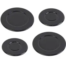 kit 4 tampinhas laterais para fogao esmaltec topazio 5030 2 mini 2 medias