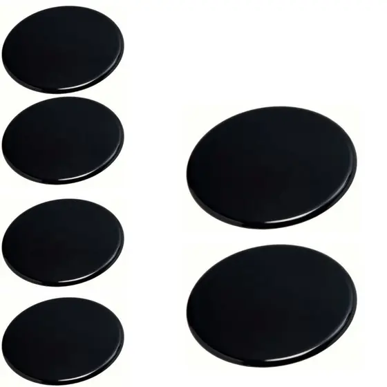 kit 6 tampinhas para fogao electrolux 76sb