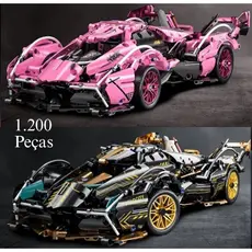 Carro Peças Blocos De Construção Montagem Modelos De Carros Esportivos Brinquedos Educativos