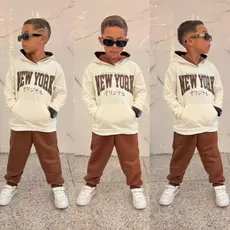 Roupa Infantil De Menino, Conjunto Infantil Menino,  Agasalho Inverno Moletinho Calça+Casaco 4 ao 14