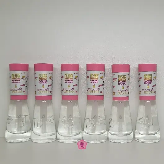 Kit Com 6 Secantes Com Silicone Piscou Secou Top Beauty