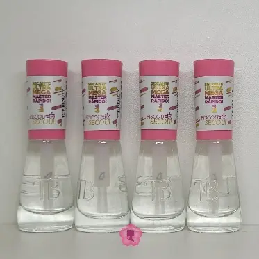 Kit Com 4 Secantes Com Silicone Piscou Secou Top Beauty