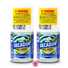 Kit 2 Bases Secador Seca e Cuida Com Melaleuca 12 Free Sos Unhas Top Beauty