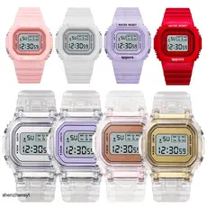 Relógios Eletrônicos Relógio digital unissex LED à prova d'água ParaMsculinos/Feminino puseiras watch Digital LED