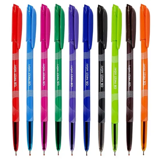 Caneta Esferográfica Next Colors Ponta Fina 0.7mm. c/10 Cores CIS