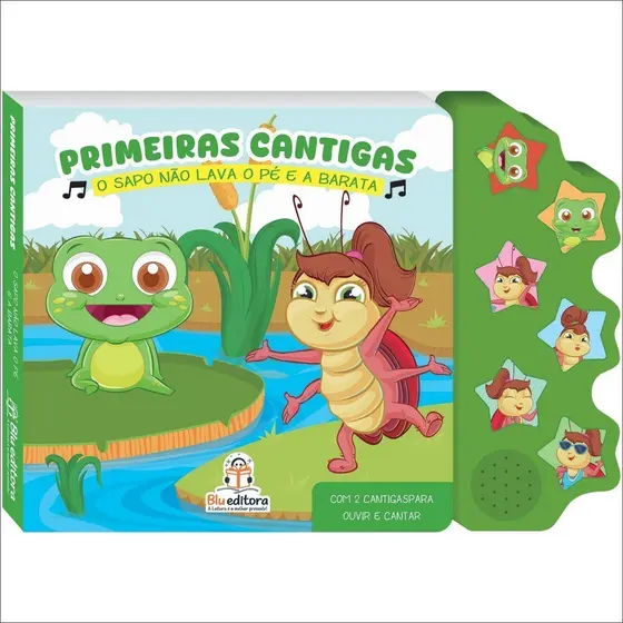 Livro Sons Musicais – A Barata, Dona Aranha e Outras Músicas Infantis - BluEditora
