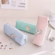 Estojo Escolar Cute de Gato Resistente à Água Porta Canetas Menina