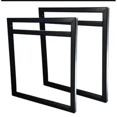 Par Suportes Prateleira 25cm Aço Carbono Estilo Industrial Reforçado Parede Decoração Moderna