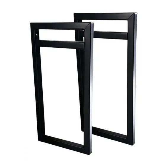Par Suporte Prateleira 20cm Estilo Industrial Aço Reforçado Para Cozinha Quarto Banheiro Ferro MDF