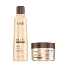 Kit Nutrição Shampoo e Máscara 250ml Richée Cacau Power Nutri