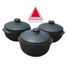 Kit 3 Panelas Barro N1 (1,5 Litros)