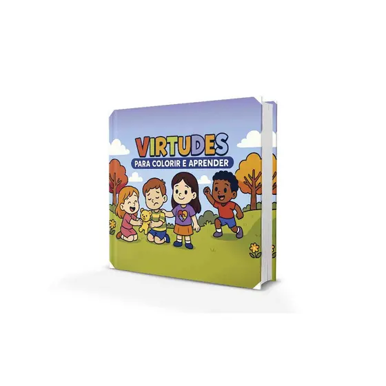 Livro Colorir Infantil Virtudes A5