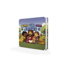 Livro Colorir Infantil Minha Vida com Jesus A5