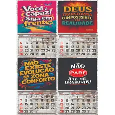 Calendario 2027 Motivacionais Imantado A6