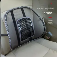 Encosto Lombar Ortopédico Ergonômico Para Carro E Cadeira Escritório Corretor Postural Com Telha Respirável Anti-Suor