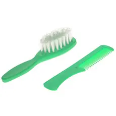 Conjunto Pente e Escova Macia Para Bebê Cabelo Promoção Menino