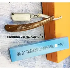 NAVALHA NAVALHETE PROFISSIONAL STRONGLEOPARD AMADEIRADO ORIGINAL