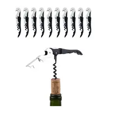 Kit 10 Abridor De Vinho Saca Rolha Garrafa Wine Restaurante profissional cerveja hotel bar pousada